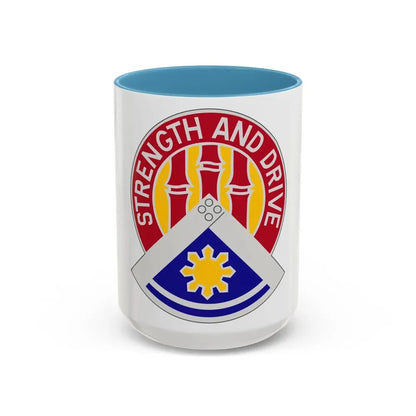 159 Engineer Group (U.S. Army) Accent Coffee Mug 15oz Light Blue - Go Mug Yourself