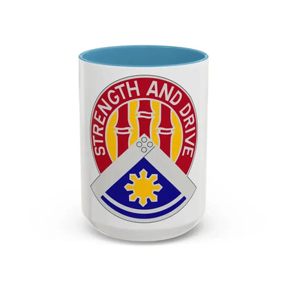 159 Engineer Group (U.S. Army) Accent Coffee Mug 15oz Light Blue - Go Mug Yourself