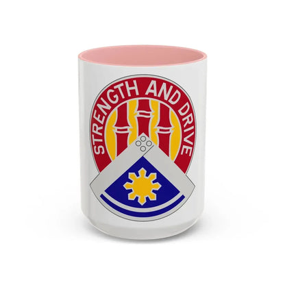 159 Engineer Group (U.S. Army) Accent Coffee Mug 15oz Pink - Go Mug Yourself