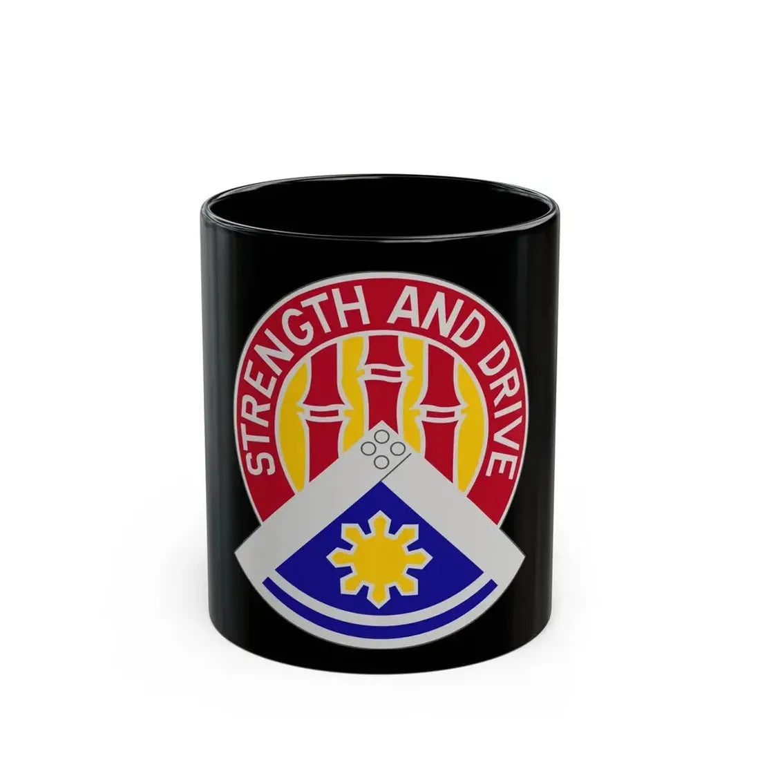 159 Engineer Group (U.S. Army) Black Coffee Mug 11oz - Go Mug Yourself