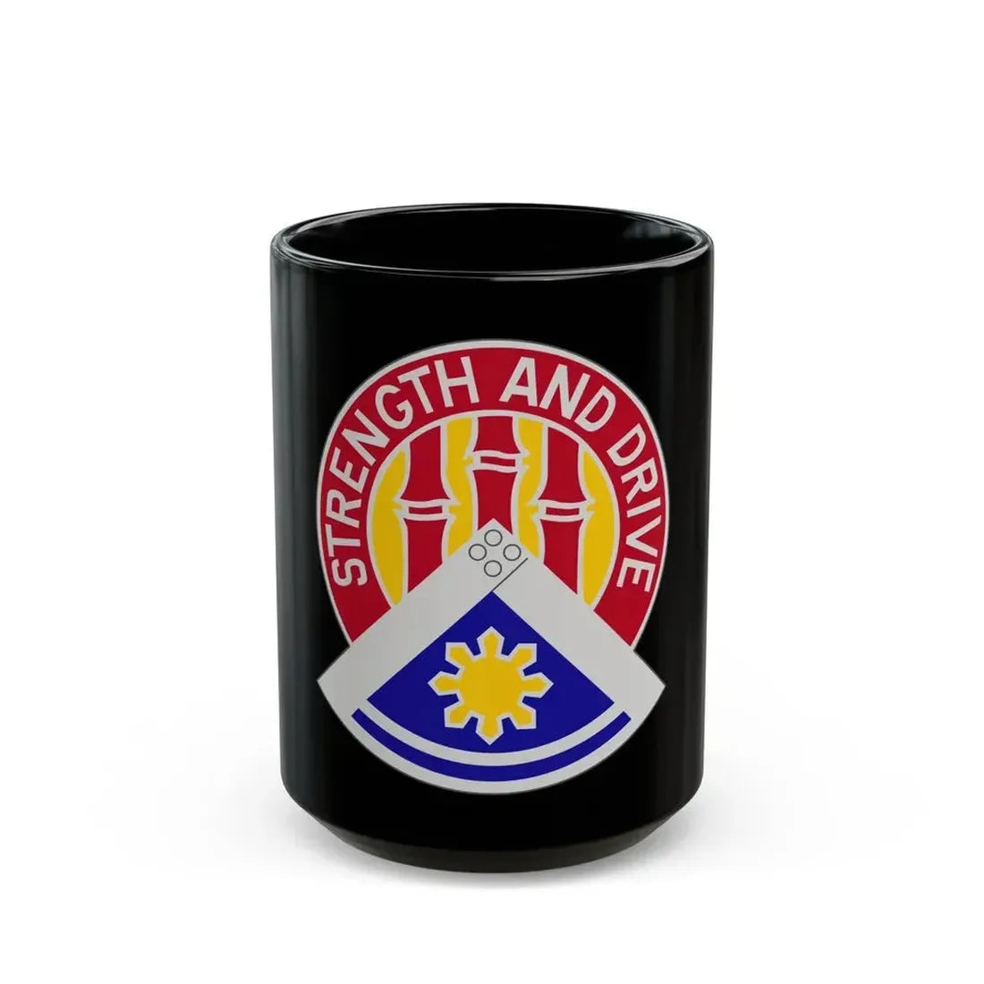 159 Engineer Group (U.S. Army) Black Coffee Mug 15oz - Go Mug Yourself