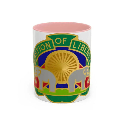 159 Military Police Battalion (U.S. Army) Accent Coffee Mug 11oz Pink - Go Mug Yourself