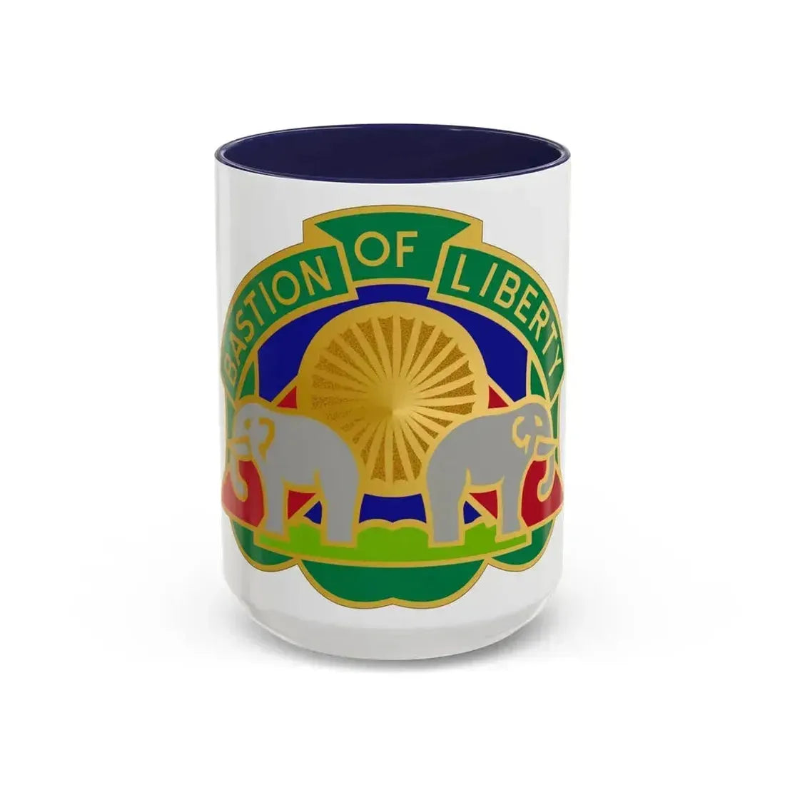 159 Military Police Battalion (U.S. Army) Accent Coffee Mug 15oz Navy - Go Mug Yourself