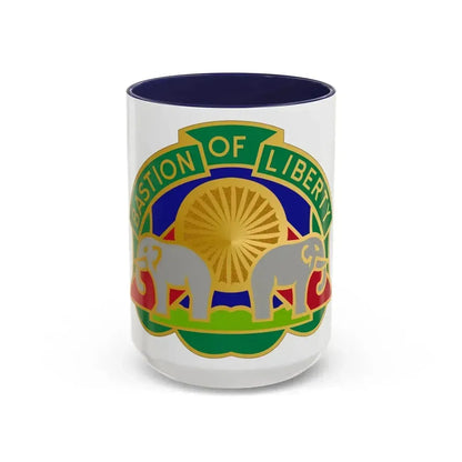 159 Military Police Battalion (U.S. Army) Accent Coffee Mug 15oz Navy - Go Mug Yourself