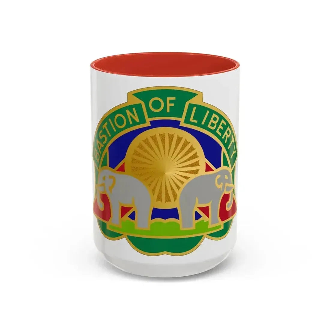 159 Military Police Battalion (U.S. Army) Accent Coffee Mug 15oz Red - Go Mug Yourself