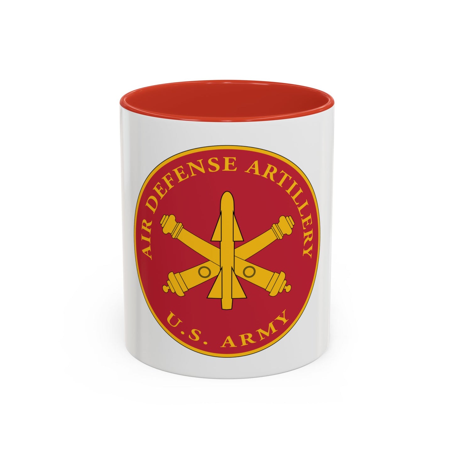 USAADAPLAQUE Air Defense Artillery Branch (U.S. Army) Accent Coffee Mug