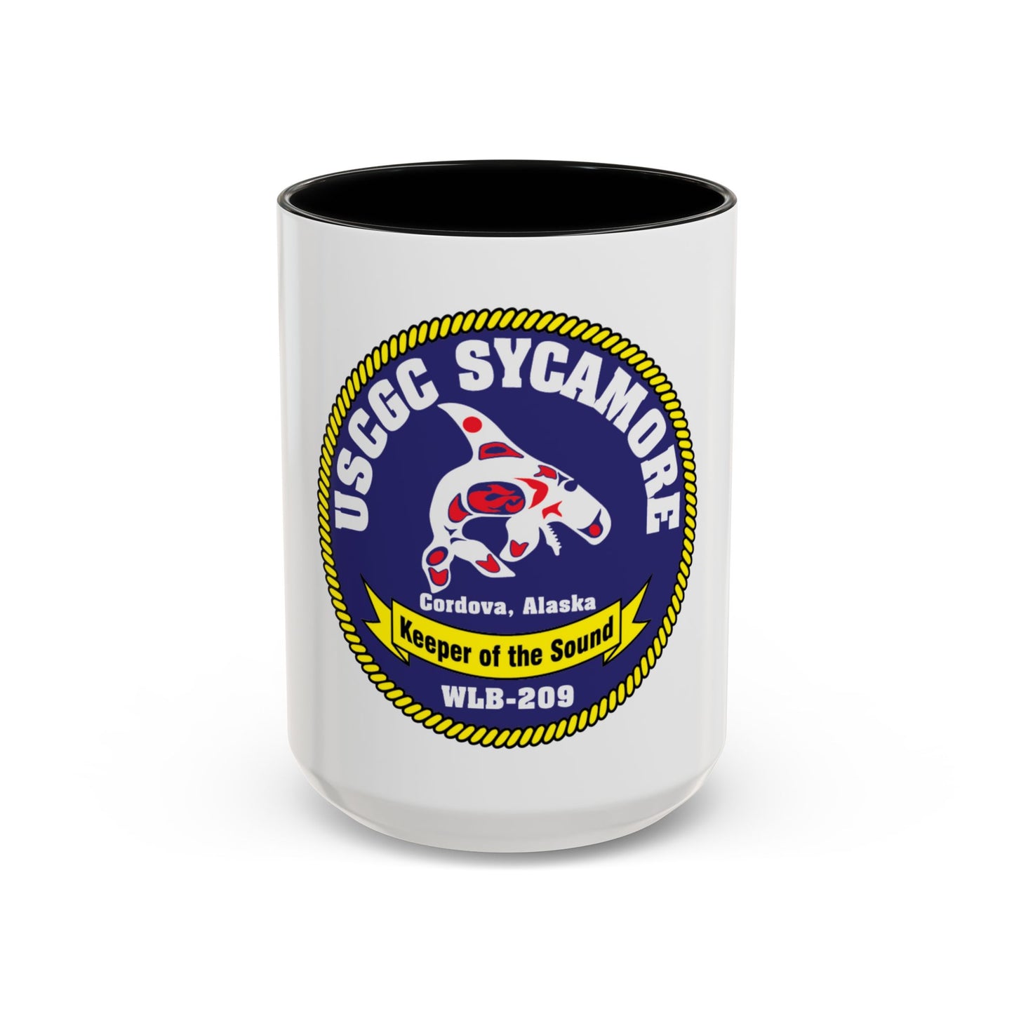 USCGC Sycamore WLB 209 (U.S. Coast Guard) Accent Coffee Mug