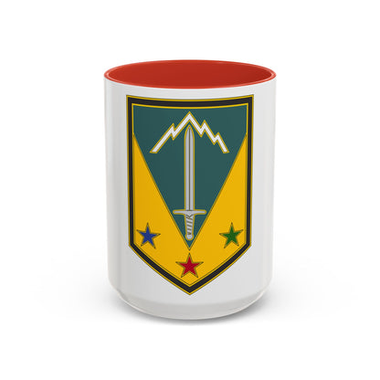 3 Maneuver Enhancement Brigade (U.S. Army) Accent Coffee Mug