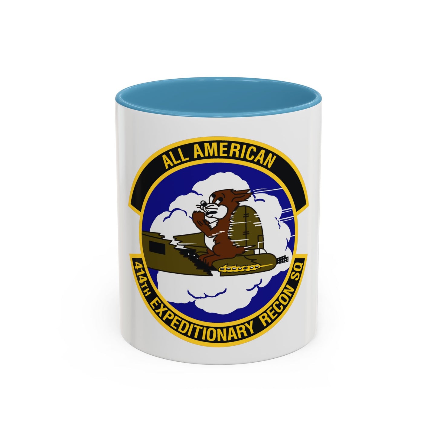 414th Expeditionary Reconnaissance Squadron (U.S. Air Force) Accent Coffee Mug