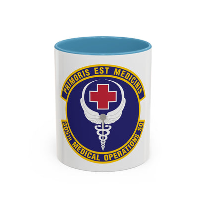 305th Medical Operations Squadron (U.S. Air Force) Accent Coffee Mug