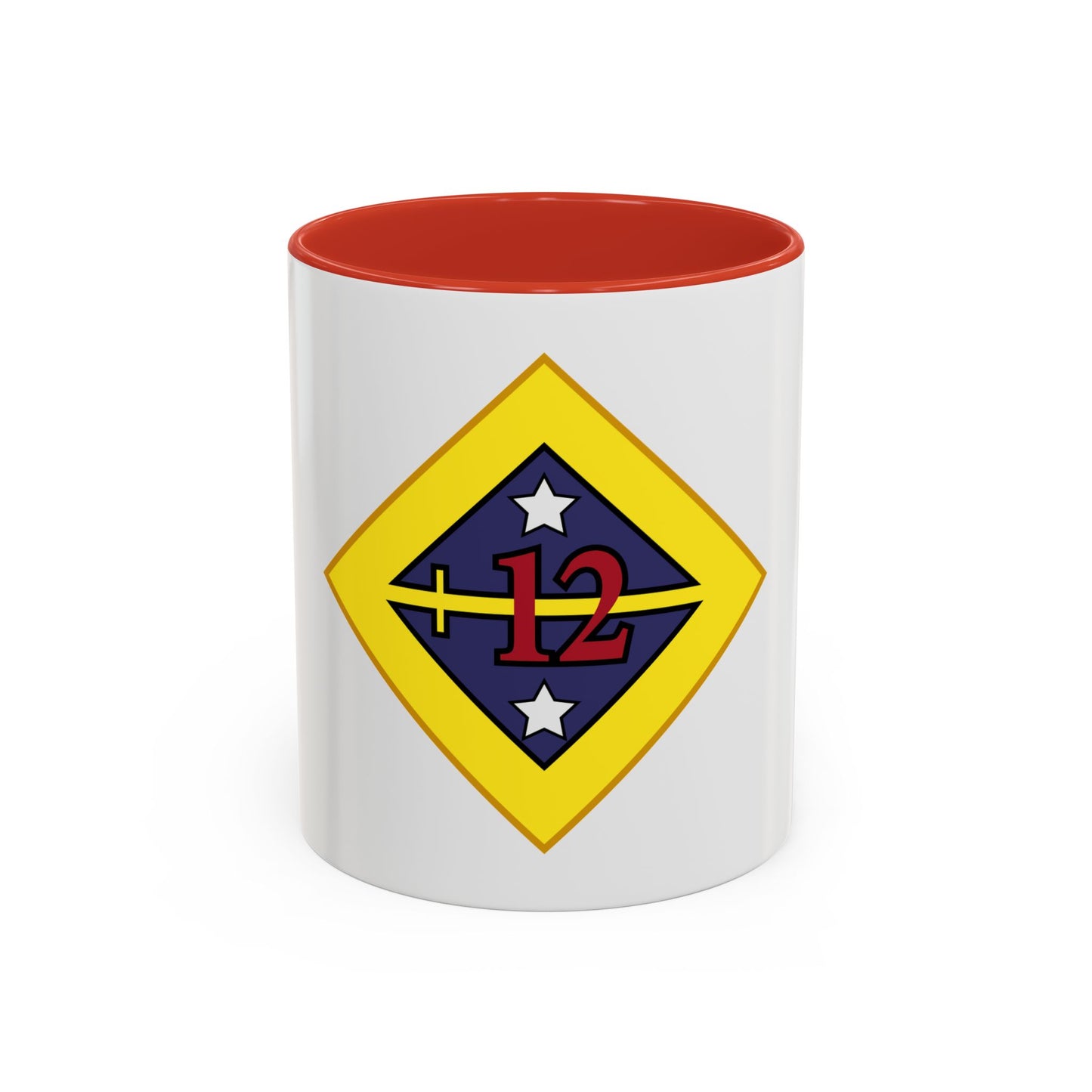 12th US division Insignia (U.S. Army) Accent Coffee Mug