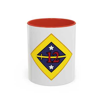12th US division Insignia (U.S. Army) Accent Coffee Mug