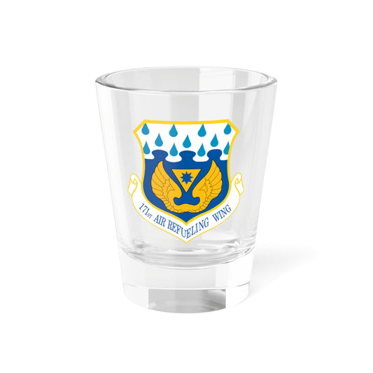 171st Air Refueling Wing (U.S. Air Force) Shot Glass 1.5oz