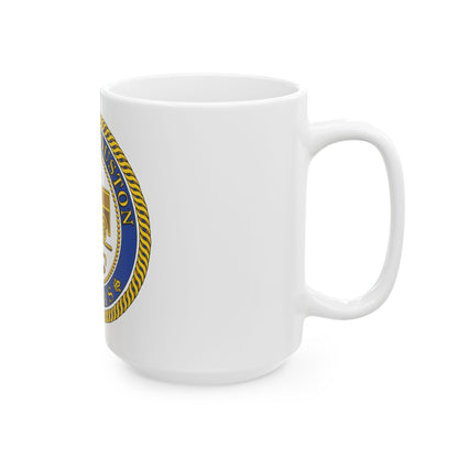 Seal of Houston Texas - White Coffee Mug