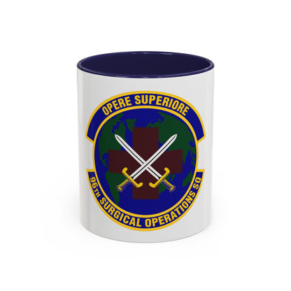 96th Surgical Operations Squadron (U.S. Air Force) Accent Coffee Mug