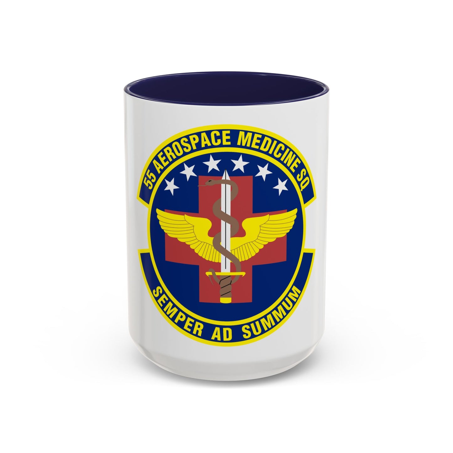 55th Aerospace Medicine Squadron (U.S. Air Force) Accent Coffee Mug