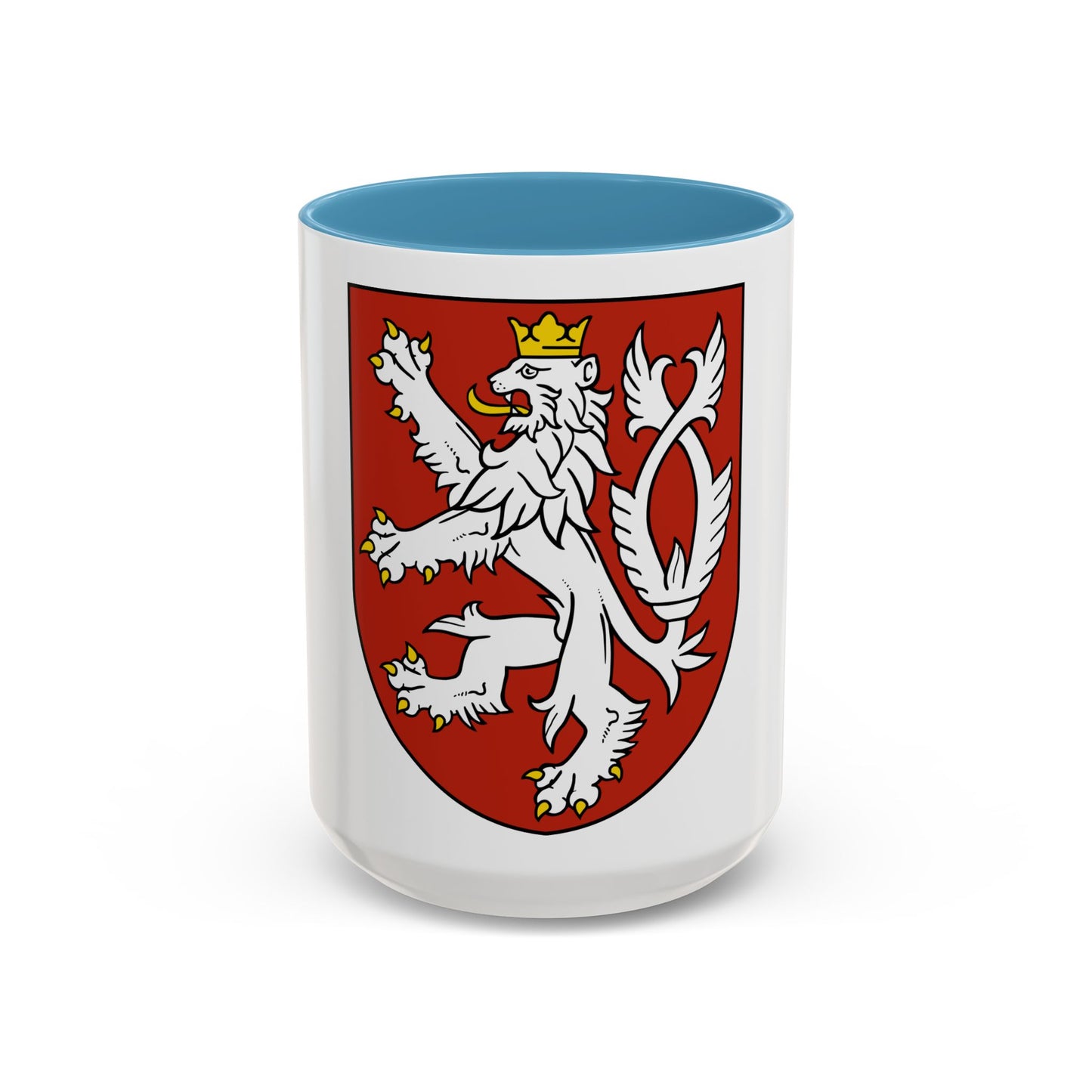 Small coat of arms of the Czech Republic - Accent Coffee Mug