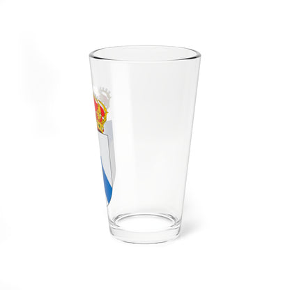 Escudo de A Rúa THV (Spain) (Coat of Arms) Pint Glass 16oz