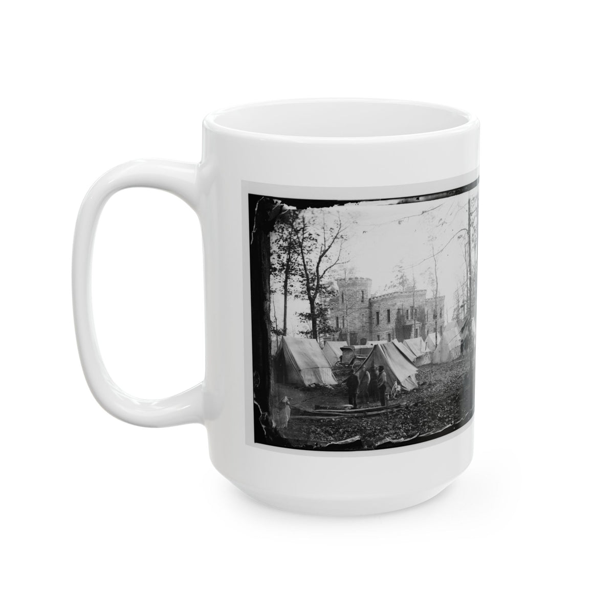 Auburn, Va., Vicinity.   Castle Murray  (Five Miles Southeast Of Warrenton), Headquarters Of Gen. Alfred Pleasonton (U.S. Civil War) White Coffee Mug