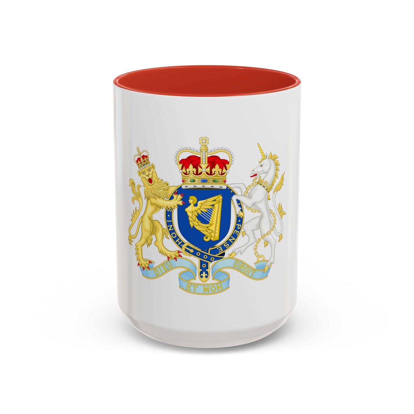 Coat of Arms of The Kingdom Ireland - Accent Coffee Mug