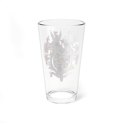 Coat of Arms of Winston Churchill (United Kingdom) (Coat of Arms) Pint Glass 16oz