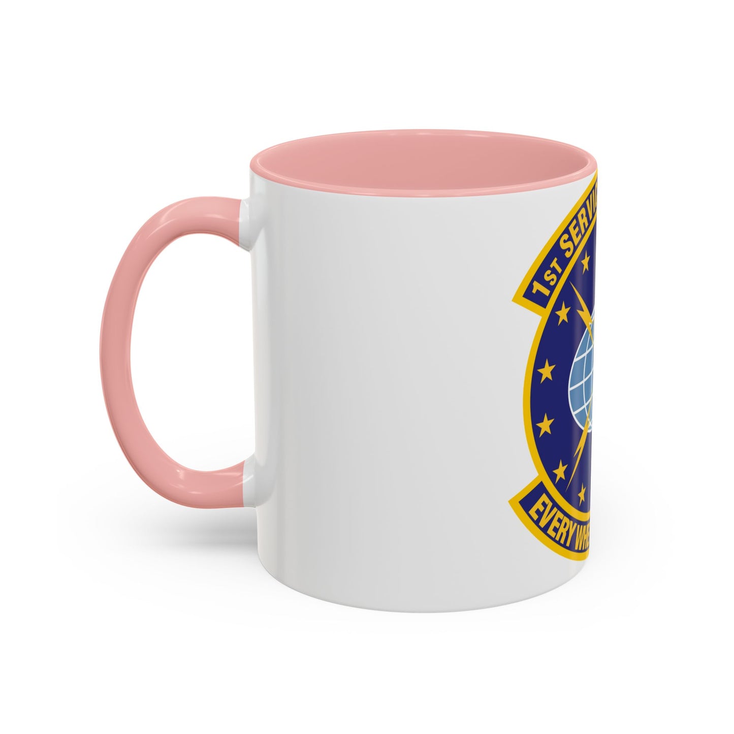 1st Services Squadron (U.S. Air Force) Accent Coffee Mug