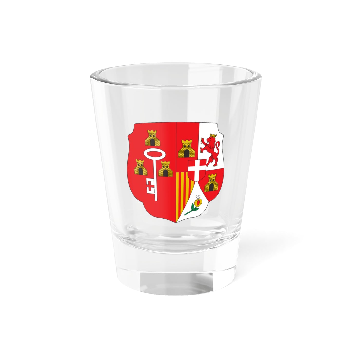 Coat of arms of the Captaincy General of Cuba - Shot Glass 1.5oz