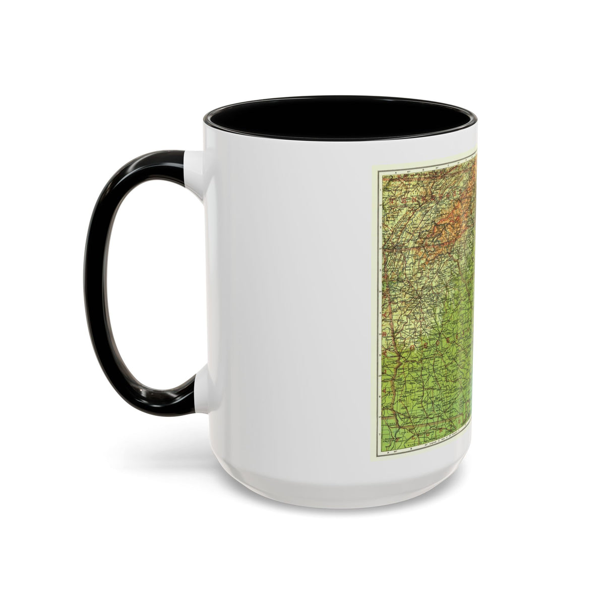 USA - Southeastern (1926) (Map) Accent Coffee Mug