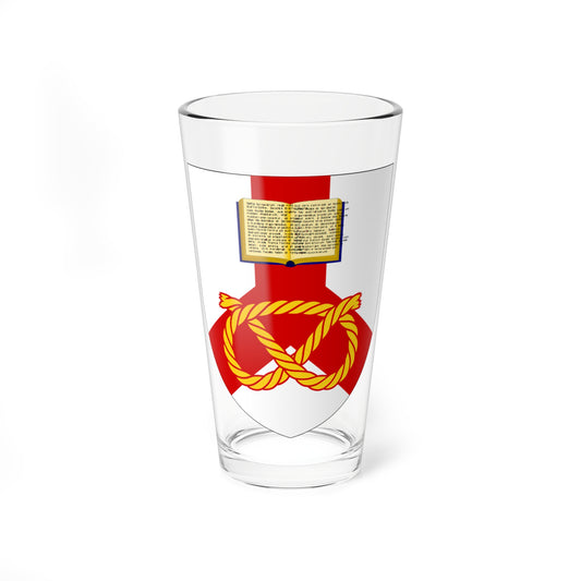 University of Staffordshire arms (United Kingdom) (Coat of Arms) Pint Glass 16oz