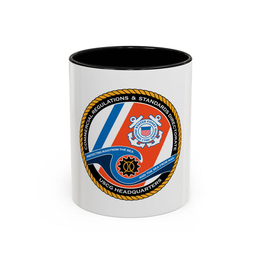 USCG HQ CG ENG 1 Comm Reg Stnd Dlr (U.S. Coast Guard) Accent Coffee Mug