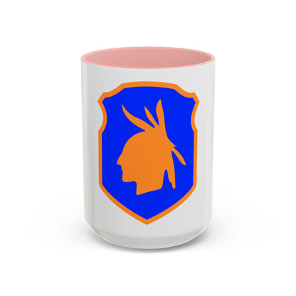 98th Infantry Division (U.S. Army) Accent Coffee Mug