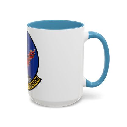 43 Air Mobility Squadron AMC (U.S. Air Force) Accent Coffee Mug