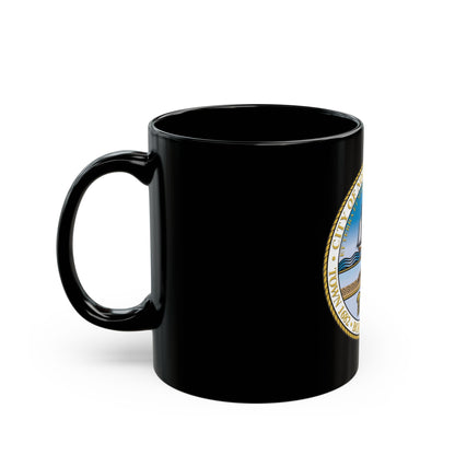 Seal of Norfolk Virginia - Black Coffee Mug
