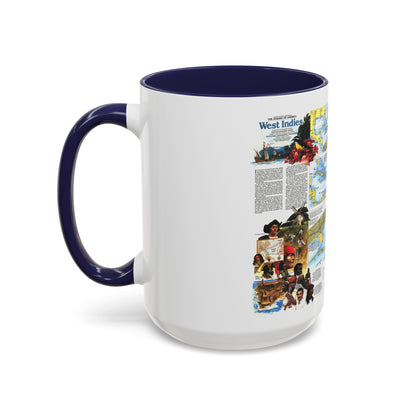 West Indies 2 (1987) (Map) Accent Coffee Mug