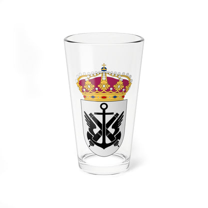 Marinflygledningen vapen (Sweden) (Coat of Arms) Pint Glass 16oz