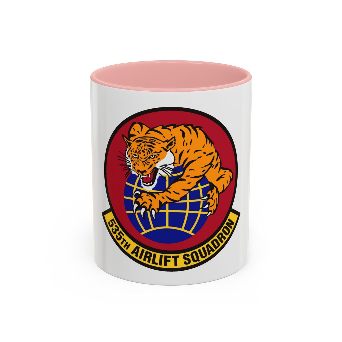 535th Airlift Squadron (U.S. Air Force) Accent Coffee Mug