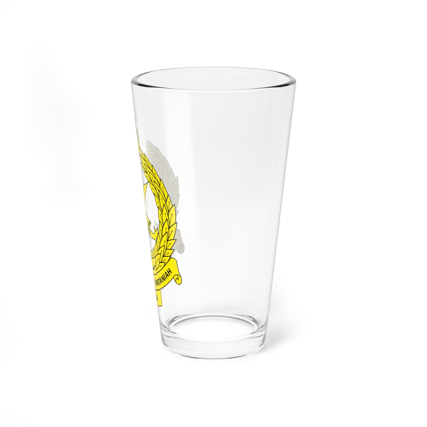Crest of the Territorial Army Regiment (Malaysia) (Coat of Arms) Pint Glass 16oz