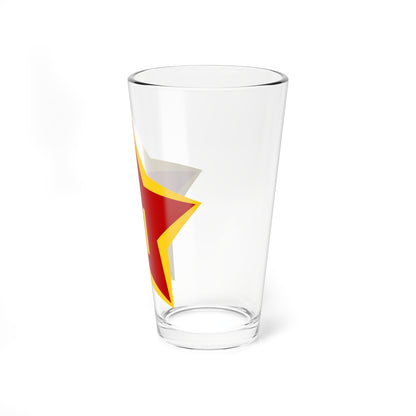 Emblem of Mongolian Peoples Army (Mongolia) (Coat of Arms) Pint Glass 16oz