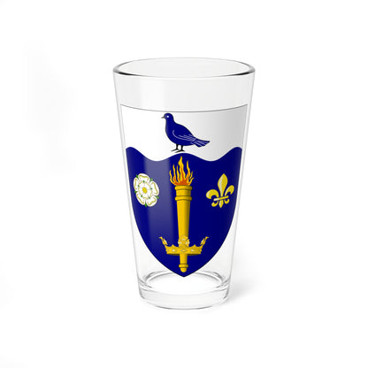 University of Hull arms (United Kingdom) (Coat of Arms) Pint Glass 16oz