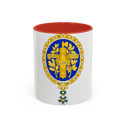 Coat of arms of the French Republic - Accent Coffee Mug