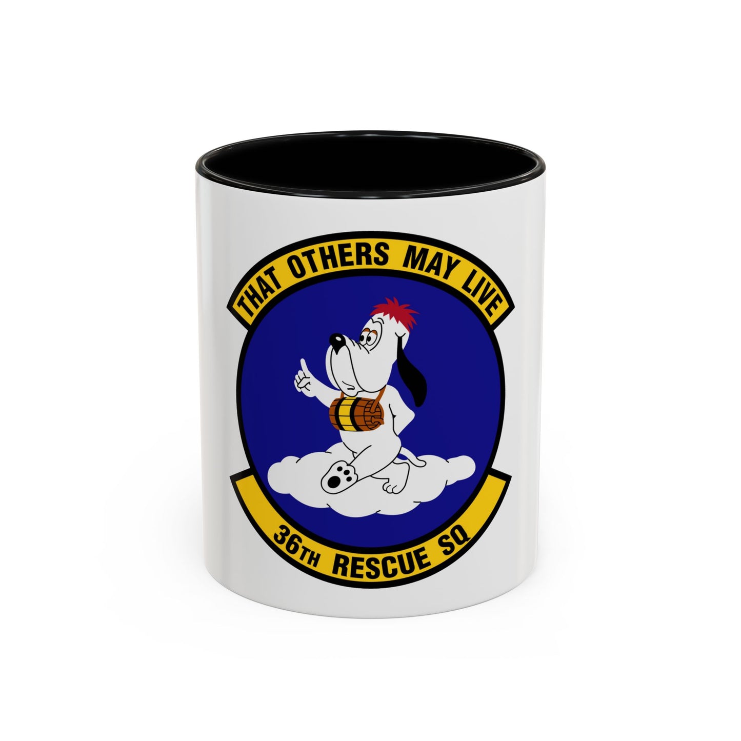 36 Rescue Sq AETC (U.S. Air Force) Accent Coffee Mug