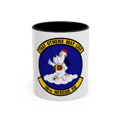 36 Rescue Sq AETC (U.S. Air Force) Accent Coffee Mug