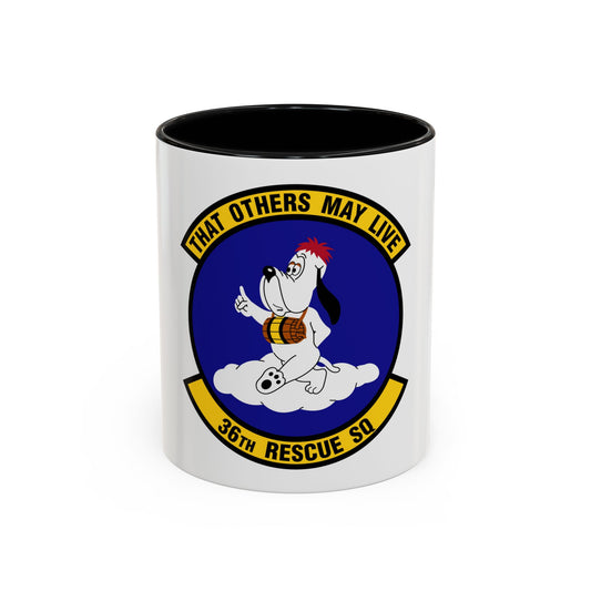 36 Rescue Sq AETC (U.S. Air Force) Accent Coffee Mug