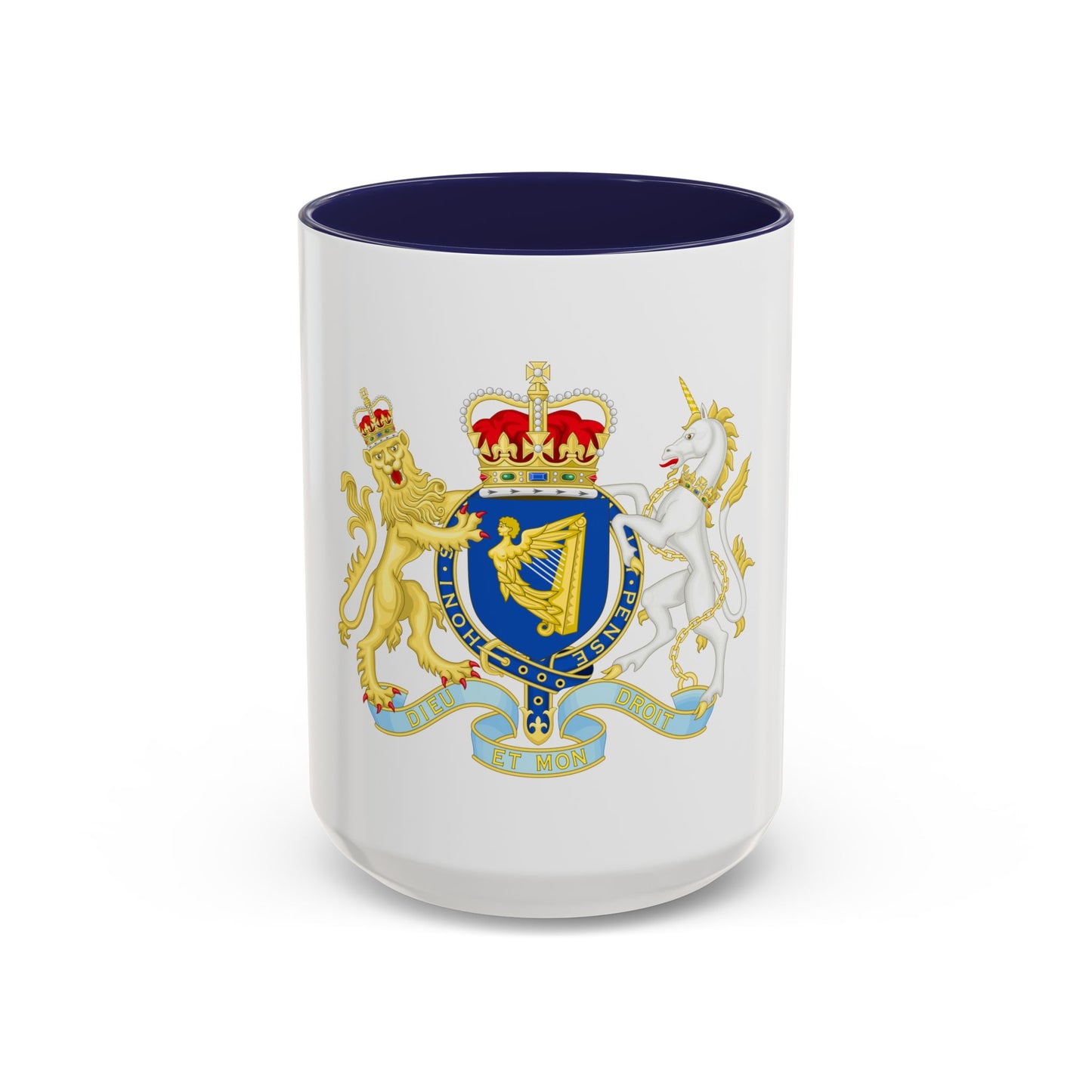 Coat of Arms of The Kingdom Ireland - Accent Coffee Mug