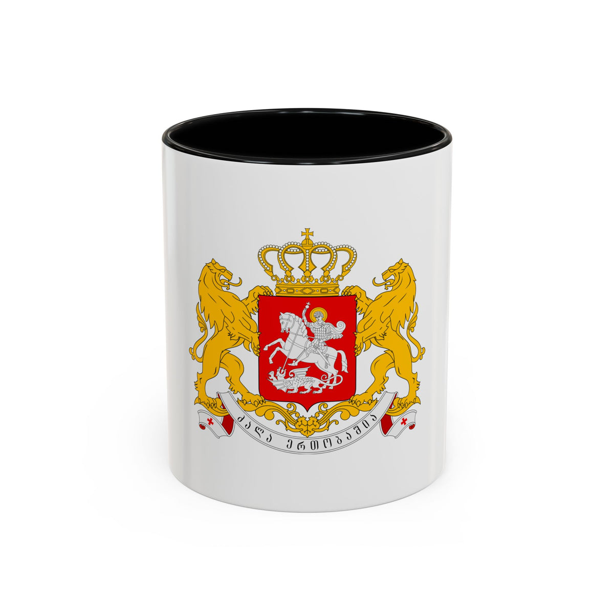 Greater coat of arms of Georgia - Accent Coffee Mug