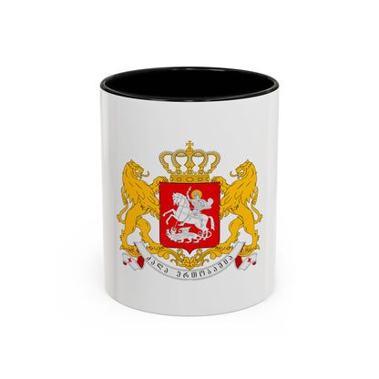 Greater coat of arms of Georgia - Accent Coffee Mug