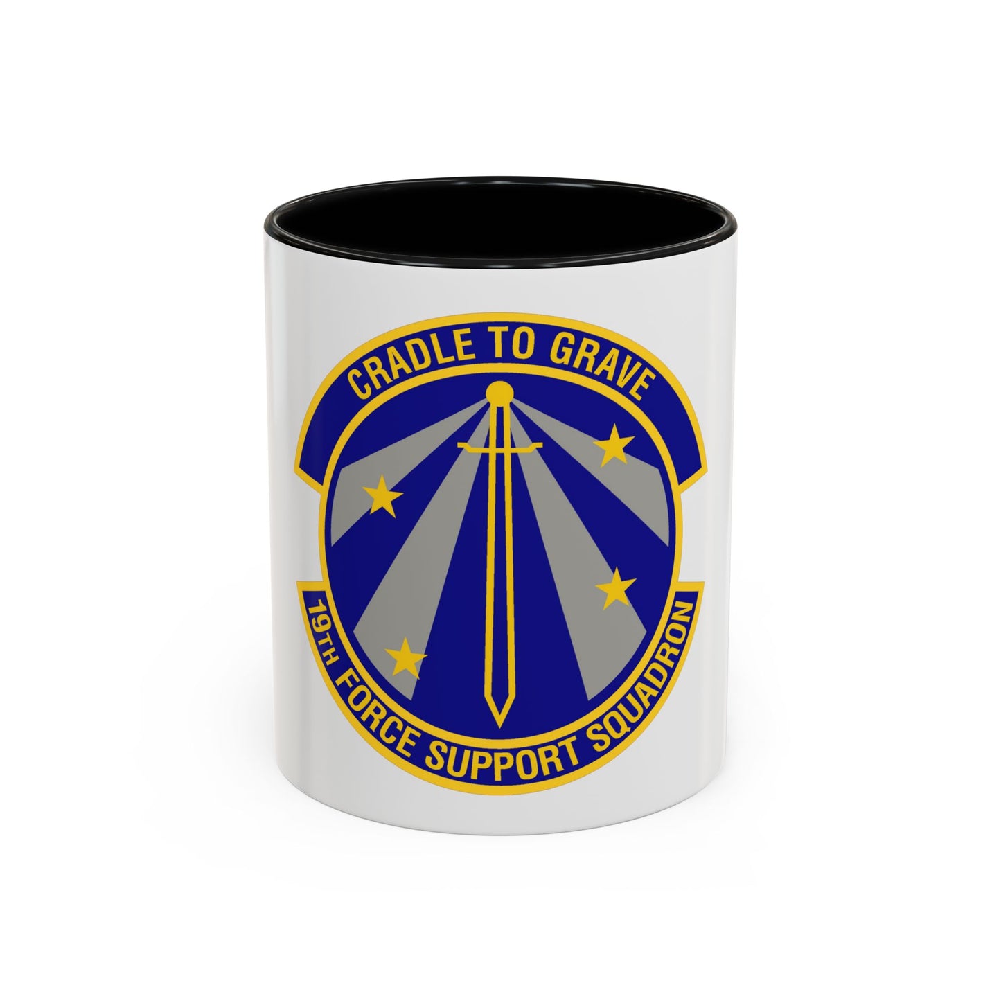 19th Force Support Squadron (U.S. Air Force) Accent Coffee Mug
