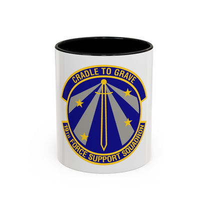 19th Force Support Squadron (U.S. Air Force) Accent Coffee Mug