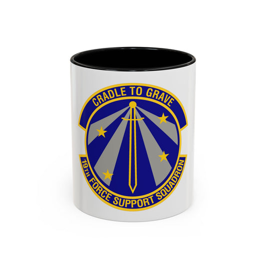 19th Force Support Squadron (U.S. Air Force) Accent Coffee Mug