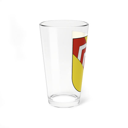 Hochfelden-blazon (Switzerland) (Coat of Arms) Pint Glass 16oz